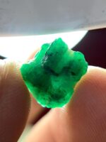 6.45 ct Swat Emerald Crystal (12.61 × 10.73 × 7.22 mm) – Untreated Raw Green Beryl from the Swat Valley, Pakistan - Image 10