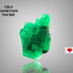 The Elegant 2.00 ct Swat Emerald Crystal: A Balanced Gem of Natural Beauty