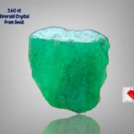 Uncut Elegance: 3.60 ct Emerald Crystal from Pakistan’s Swat Valley