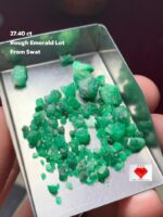Exploring a 27.40ct Emerald Rough from Swat: Dimensions, Value & Market Insight
