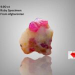 9.90ct Afghan Ruby Specimen – Natural Untreated Crystal (11.91 x 11.65 x 10.64 mm)