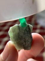 46.40 ct Swat Emerald: A Powerful Crystal Shaped by the Heart of the Mountains - Image 2