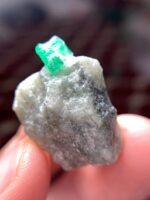 46.40 ct Swat Emerald: A Powerful Crystal Shaped by the Heart of the Mountains - Image 8