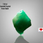 Natural Geometry in Green: 7.01ct Swat Emerald Crystal