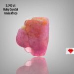 Natural African Ruby Crystal 5.740ct– Untreated and Radiant