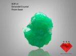 6.51 ct Natural Emerald Crystal from Swat Valley – Substantial Weight with Refined Symmetry