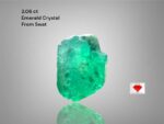 Earth-Grown Elegance: 2.06ct Emerald Crystal from Swat