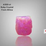 4.100ct African Ruby Crystal: Small Size, Big Presence