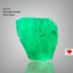Raw Radiance: 2.37ct Emerald Crystal Unearthed from Swat Valley