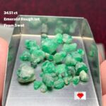 34.51ct Swat Emerald Rough Lot – Naturally Sculpted, Ready for Transformation