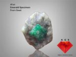 41-Carat Emerald Specimen from Swat: A Mid-Sized Crystal with Vibrant Color (25.10 × 21.00 × 10.70 mm)
