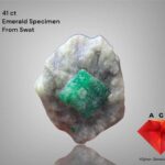41-Carat Emerald Specimen from Swat: A Mid-Sized Crystal with Vibrant Color (25.10 × 21.00 × 10.70 mm)