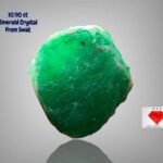 Pure and Powerful: 10.90ct Emerald Crystal from Swat Valley