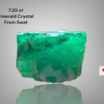 Vibrant 7.20ct Emerald Crystal from Swat Valley, Pakistan