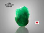 4.96ct Swat Emerald Crystal: A Small but Spectacular Gem from Pakistan’s Green Valley