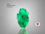 Elegant and Unique: A 2.46ct Emerald Crystal from Swat Valley