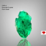 Elegant and Unique: A 2.46ct Emerald Crystal from Swat Valley