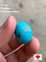 A 37.95ct Afghan Turquoise Cabochon: Where Earth’s Artistry Meets Human Craft