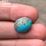 10.25 ct Afghan Turquoise Cabochon: A Small Gem with Distinctive Charm