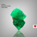 Pure Green Geometry: A 3.55ct Emerald Crystal from Swat Valley