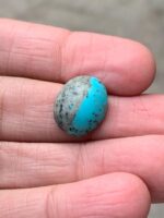 10.25 ct Afghan Turquoise Cabochon: A Small Gem with Distinctive Charm - Image 2