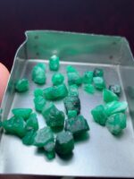 33.30ct Swat Emerald Rough Lot: Natural Green Treasures from the Mountains of Pakistan - Image 3