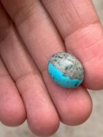 10.25 ct Afghan Turquoise Cabochon: A Small Gem with Distinctive Charm - Image 4