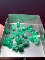 33.30ct Swat Emerald Rough Lot: Natural Green Treasures from the Mountains of Pakistan - Image 5