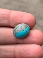 10.25 ct Afghan Turquoise Cabochon: A Small Gem with Distinctive Charm - Image 5