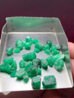 33.30ct Swat Emerald Rough Lot: Natural Green Treasures from the Mountains of Pakistan - Image 6