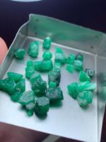 33.30ct Swat Emerald Rough Lot: Natural Green Treasures from the Mountains of Pakistan - Image 8