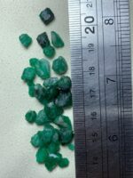 33.30ct Swat Emerald Rough Lot: Natural Green Treasures from the Mountains of Pakistan - Image 9