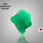 3.26ct Natural Emerald Crystal – Swat Pakistan | Raw Uncut Green Gemstone 12.00×10.47×4.70mm