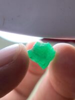 3.26ct Natural Emerald Crystal – Swat Pakistan | Raw Uncut Green Gemstone 12.00×10.47×4.70mm - Image 2