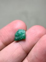 3.26ct Natural Emerald Crystal – Swat Pakistan | Raw Uncut Green Gemstone 12.00×10.47×4.70mm - Image 3