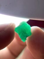 3.26ct Natural Emerald Crystal – Swat Pakistan | Raw Uncut Green Gemstone 12.00×10.47×4.70mm - Image 7