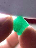 3.26ct Natural Emerald Crystal – Swat Pakistan | Raw Uncut Green Gemstone 12.00×10.47×4.70mm - Image 10