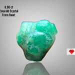 6.96ct Natural Emerald Crystal – Swat Pakistan | Raw Uncut Green Gemstone 10.10×10.78×8.96mm