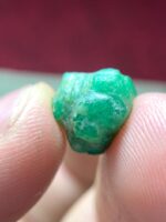 6.96ct Natural Emerald Crystal – Swat Pakistan | Raw Uncut Green Gemstone 10.10×10.78×8.96mm - Image 2