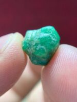 6.96ct Natural Emerald Crystal – Swat Pakistan | Raw Uncut Green Gemstone 10.10×10.78×8.96mm - Image 4