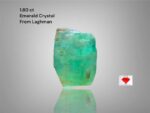 1.80ct Laghman Emerald Crystal: Petite Afghan Beauty with Rich Character