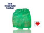 Brilliant 1.42ct Swat Emerald Crystal – Compact Elegance in Natural Green (6.78 x 5.98 x 3.18mm)