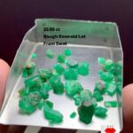 22.65 ct Untreated Emerald Lot from Swat (7.92 × 7.20 × 4.07 mm): Nature’s Finest in Miniature