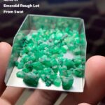46.45 ct Swat Emerald Rough Lot: Fine with Strong Total Weight