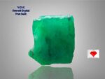 Vibrant 4.10ct Swat Emerald Crystal with Classic Hexagonal Shape