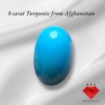 8 Carat Turquoise Gemstone From Afghanistan