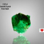 2.32 ct Swat Emerald Crystal — Small, Rare, and Rich in Color