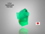 2.72ct Swat Emerald Crystal – Natural Untreated Green Gem (9.76 x 6.07 x 5.52 mm)