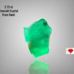 2.72ct Swat Emerald Crystal – Natural Untreated Green Gem (9.76 x 6.07 x 5.52 mm)