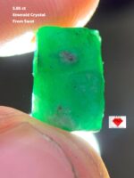 Swat’s Radiant Treasure: A 5.85 Carat Emerald Crystal